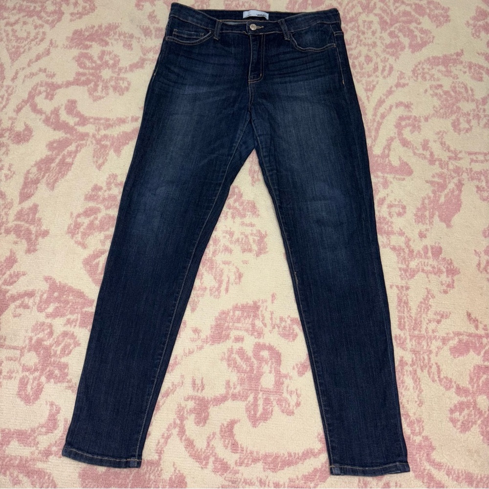 VERVET BY FLYING MONKEY Dark Blue High-Rise Skinny Jeans Women’s 30 - Picture 2 of 9